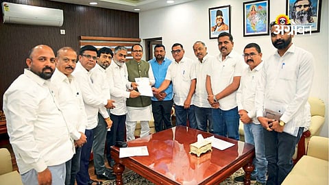 Meeting between Rahul Aher and agriculture minister