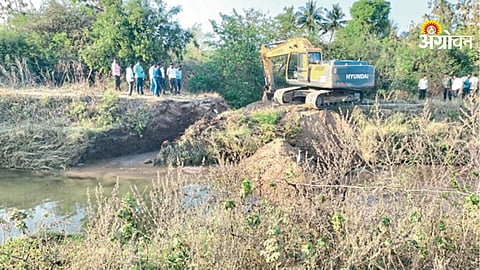 Maharashtra irrigation infrastructure sabotage incident