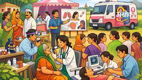 Satark cancer awareness project Ahilyanagar details