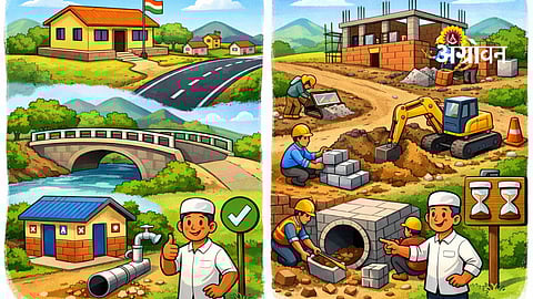 Solapur Zilla Parishad development works status 2024-25