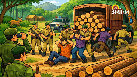 khair wood smuggling case in Nashik forest area