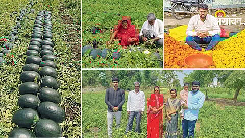 Crop diversification success story Maharashtra farmer