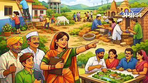 CM Panchayat Raj Samruddh Abhiyan Solapur villages competition