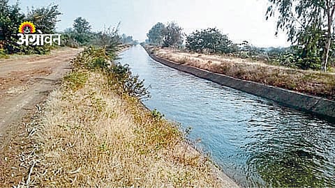 Nira right canal water release Malshiras farmers relief