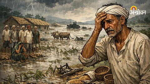 Maharashtra farmers compensation issue heavy rainfall