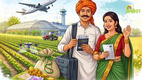 Foreign study tour scheme for farmers in Maharashtra