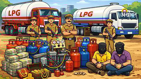 Gas theft case in Maharashtra tanker seizure