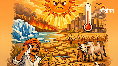 Temperature rise forecast India heatwave alert