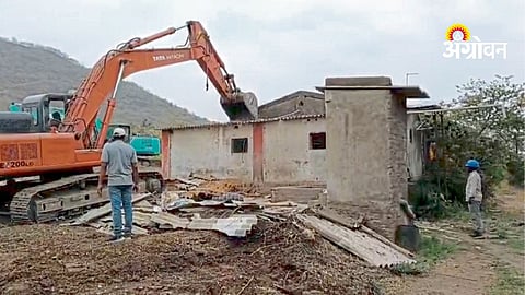 MSRDC demolition without notice farmer Mulshi case