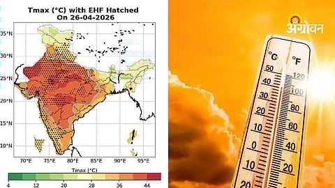 April temperature record in Vidarbha districts
