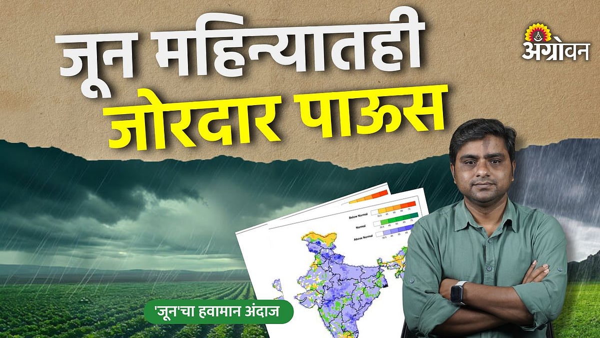 June rain forecast: जून महिन्यातही जोरदार पाऊस |Heavy Rain Forecast in ...