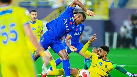 جانب من لقاء النصر والهلال