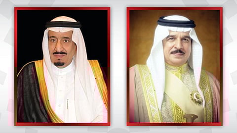 ملك البحرين وخادم الحرمين
