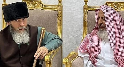 مفتي عام المملكة الشيخ عبدالعزيز آل الشيخ يستقبل مفتي الشيشان