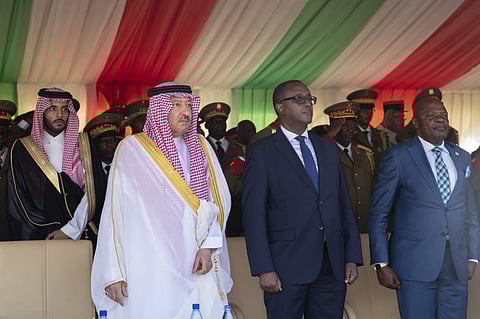 نائب وزير الخارجية خلال مراسم الاحتفال