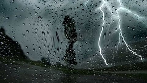 أمطار رعدية