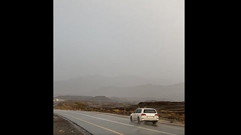 أمطار  على محافظة «الكامل» بمكة 
