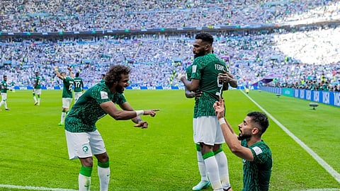 «فيفا»: فوز السعودية على الأرجنتين أحد أكبر المفاجآت في تاريخ كأس العالم
