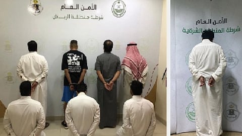 القبض على 9 مواطنين ومقيم بعد تداول مقطع اشتعال مركبة وإطلاق نار بالرياض

