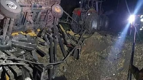 سقوط الصاروخ في بولندا