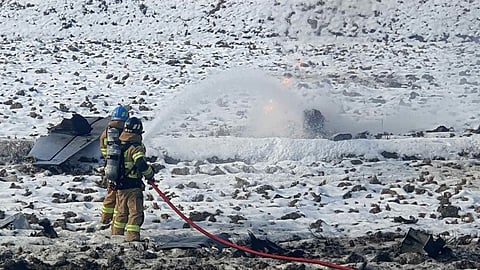 تحطم مقاتلة