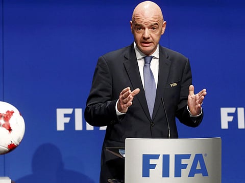 رئيس الاتحاد الدولي لكرة القدم جياني إنفانتينو