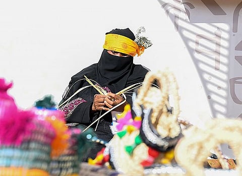 صناعة الخوص بالباحة