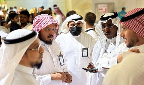 جولة ميدانية في صحن المطاف والأروقة
