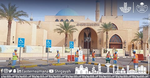 تجهيز مساجد الدمام لصلاة العيد