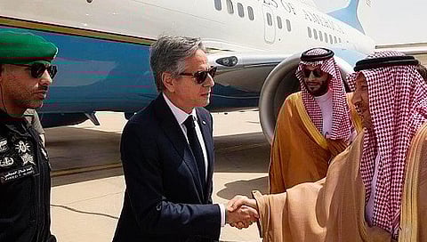 نائب وزير الخارجية يستقبل بلينكن