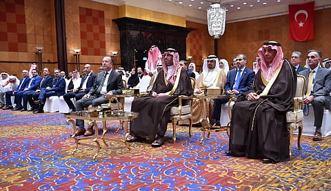 جانب من مشاركة محافظ جدة في الحفل