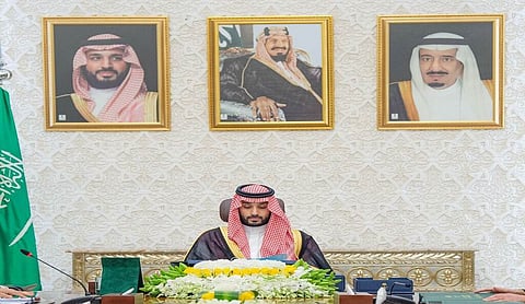 جانب من جلسة مجلس الوزراء