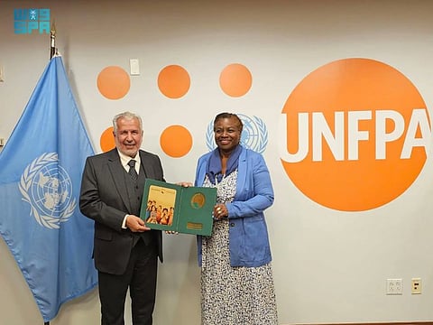 "الربيعة" يلتقي المديرة التنفيذية لصندوق الأمم المتحدة للسكان