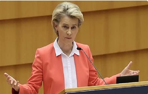 رئيسة المفوضية الأوروبية، اورسولا فون دير لاين