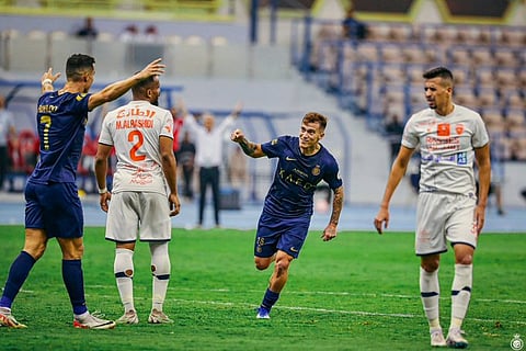 النصر يفوز على الفيحاء