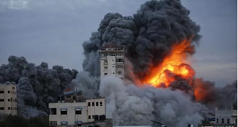 القصف في غزة (أرشيفية)