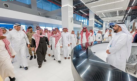 افتتاح صالة السفر الداخلية بمطار الأمير نايف بن عبدالعزيز الدولي