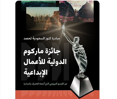 يتنافس عليها 6 آلاف مؤسسة.. «كنوز السعودية» تفوز بجائزة ماركوم الدولية للأعمال الإبداعية