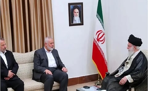 خامنئي وهنية 