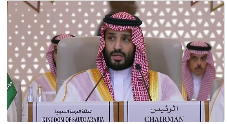 ولي العهد خلال كلمة المملكة