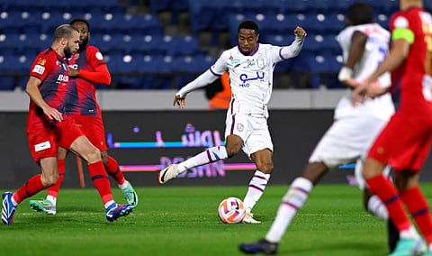 جانب من المباراة