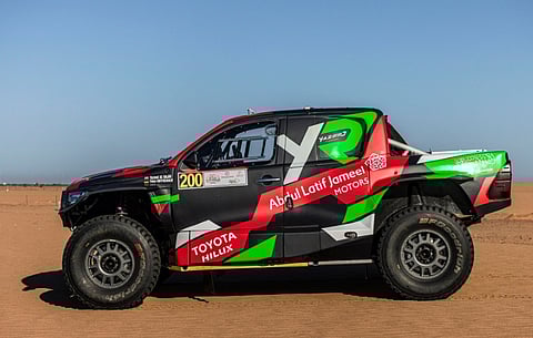 سيارة الراجحي في رالي جدة