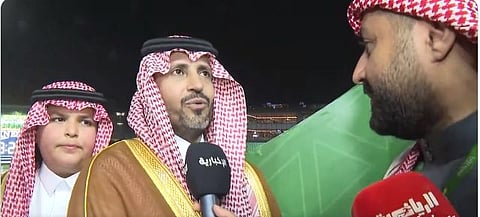بالفيديو.. شرف الحريري الفائز بكأس السعودية: استلام الكأس من ولي العهد أكبر فخر وشرف 