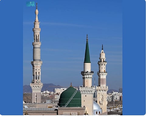 مآذن المسجد النبوي