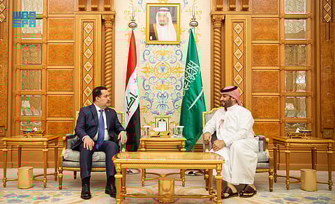 ولي العهد ورئيس الوزراء العراقي يستعرضان العلاقات الثنائية والسبل الكفيلة بتطويرها