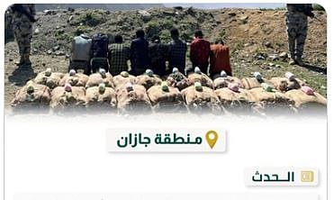 القبض على 8 مخالفين لنظام أمن الحدود لتهريبهم 240 كيلوجرامًا من نبات القات المخدر