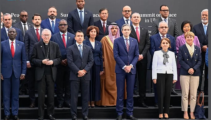 وزير الخارجية يرأس وفد المملكة بقمة “السّلام في أوكرانيا” التي اسضافتها سويسرا