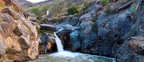 جمال وادي الحمدة بمنطقة الباحة يخطف أبصار الزائرين