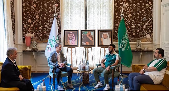 أولمبياد باريس.. الأمير عبدالعزيز بن تركي يجتمع برئيس اللجنة الأولمبية الأمريكية