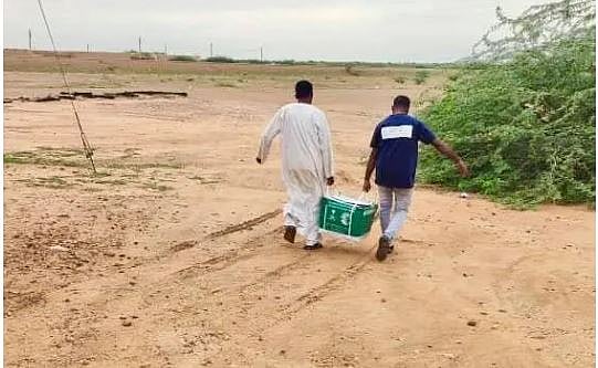 «سلمان للإغاثة» يوزع سلال غذائية في السودان وتشاد